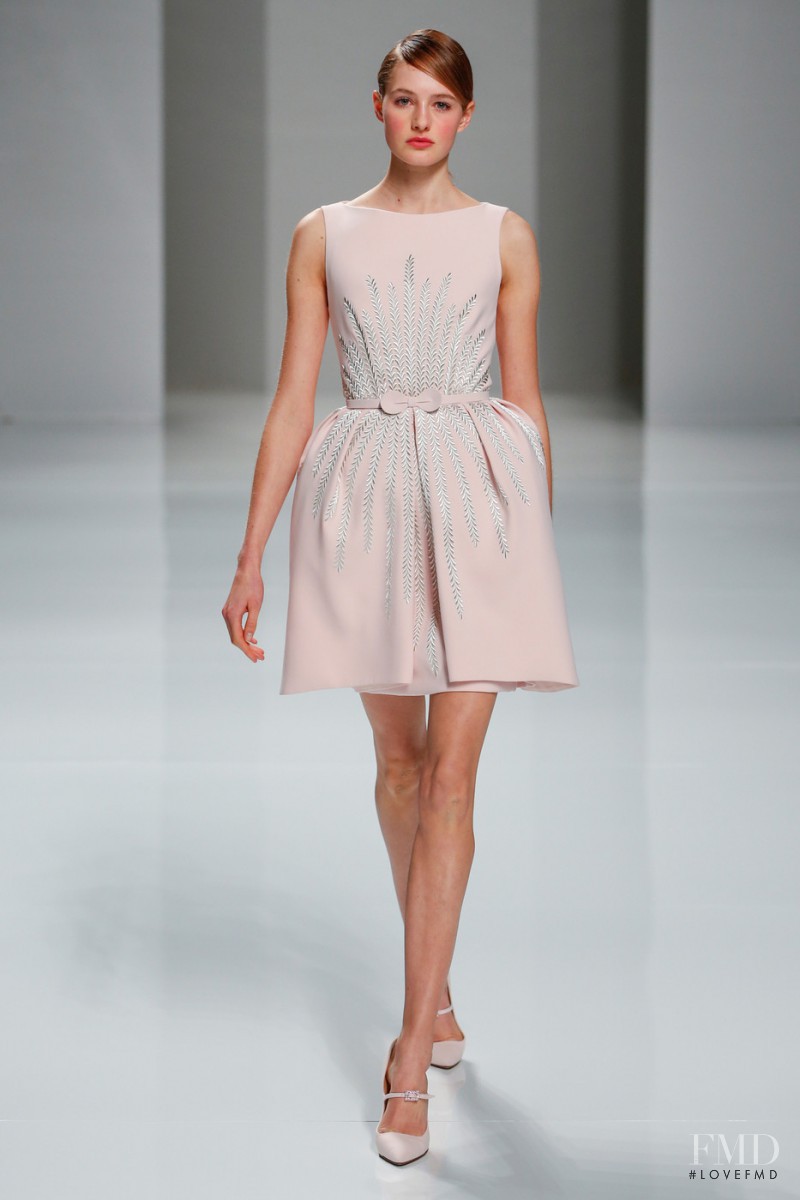 Sanne Vloet featured in  the Georges Hobeika fashion show for Spring/Summer 2015