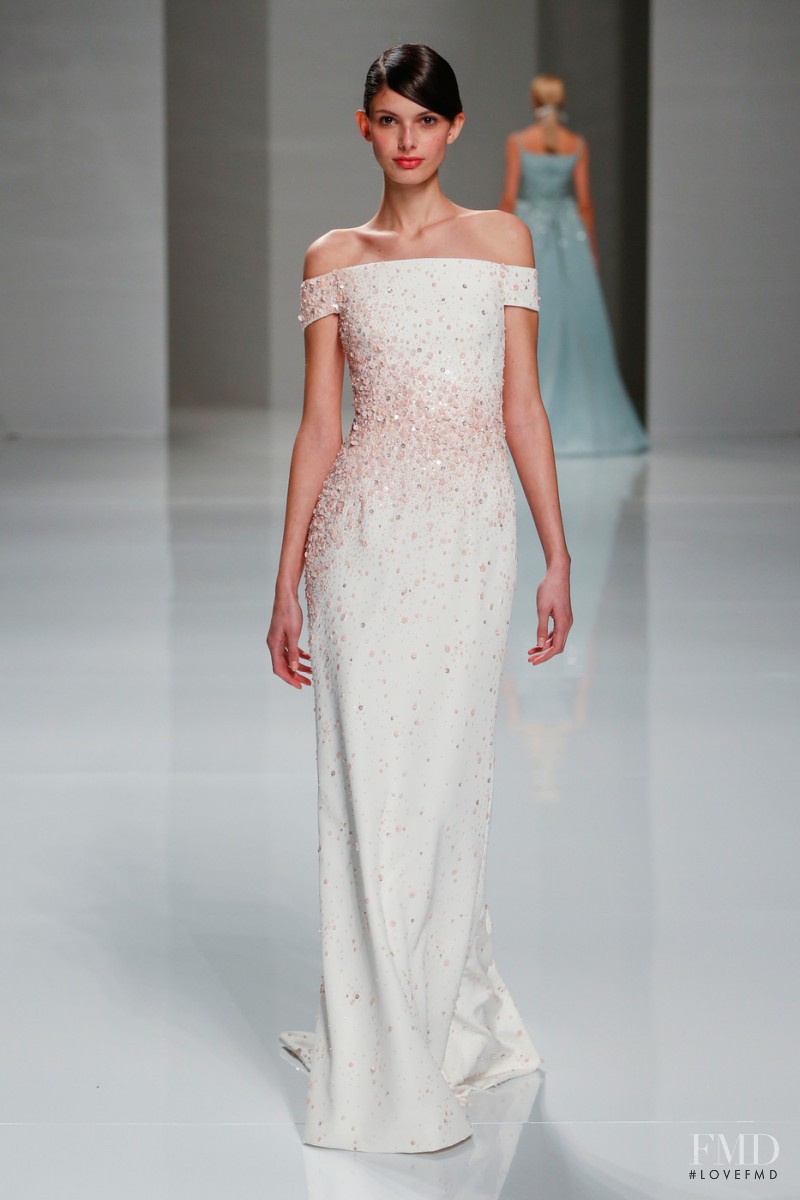 Giulia Manini featured in  the Georges Hobeika fashion show for Spring/Summer 2015