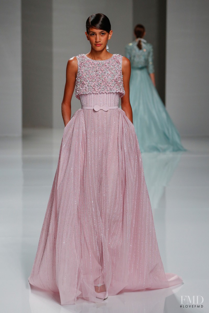 Hadassa Lima featured in  the Georges Hobeika fashion show for Spring/Summer 2015