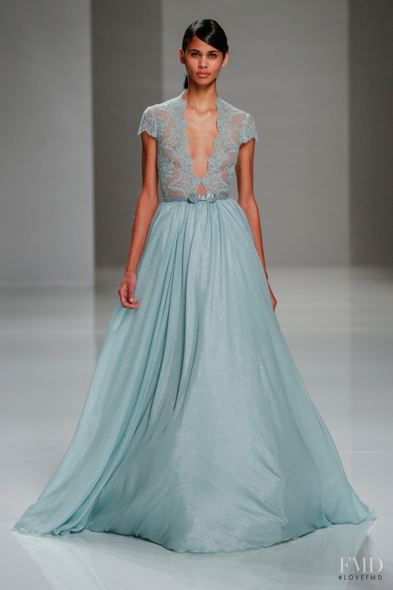 Kelie Santos featured in  the Georges Hobeika fashion show for Spring/Summer 2015