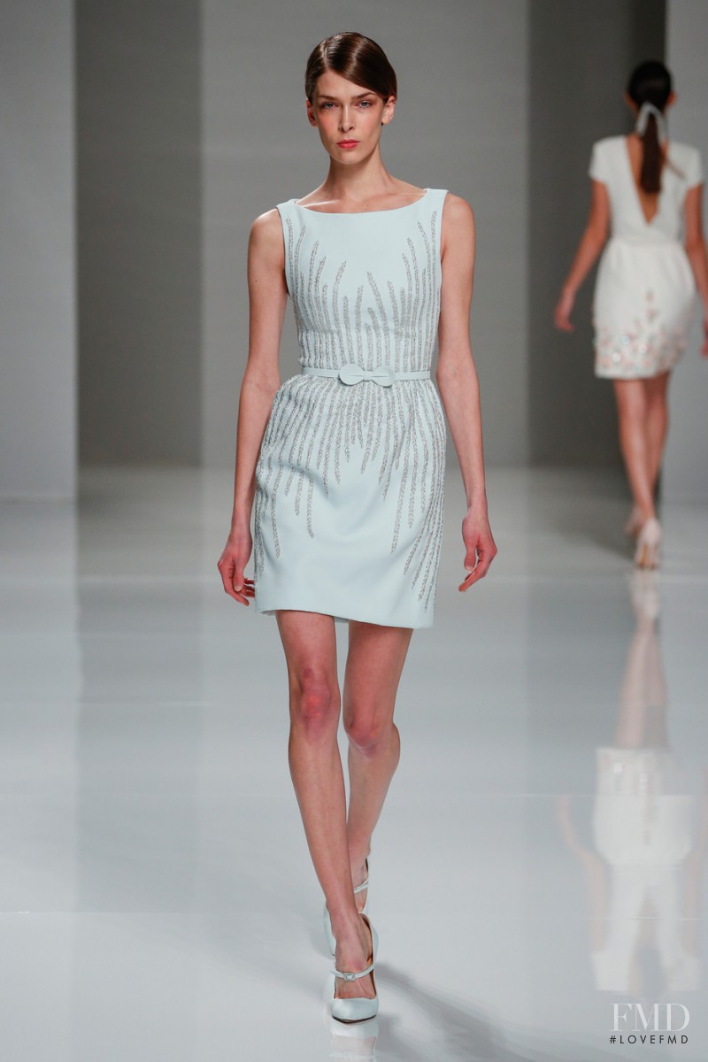 Kristina Salinovic featured in  the Georges Hobeika fashion show for Spring/Summer 2015