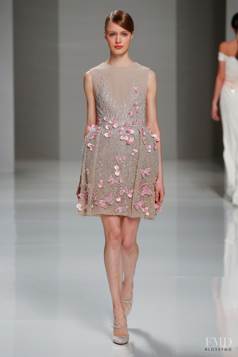 Astrid Rönnborn featured in  the Georges Hobeika fashion show for Spring/Summer 2015