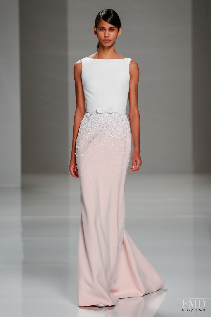 Kelie Santos featured in  the Georges Hobeika fashion show for Spring/Summer 2015