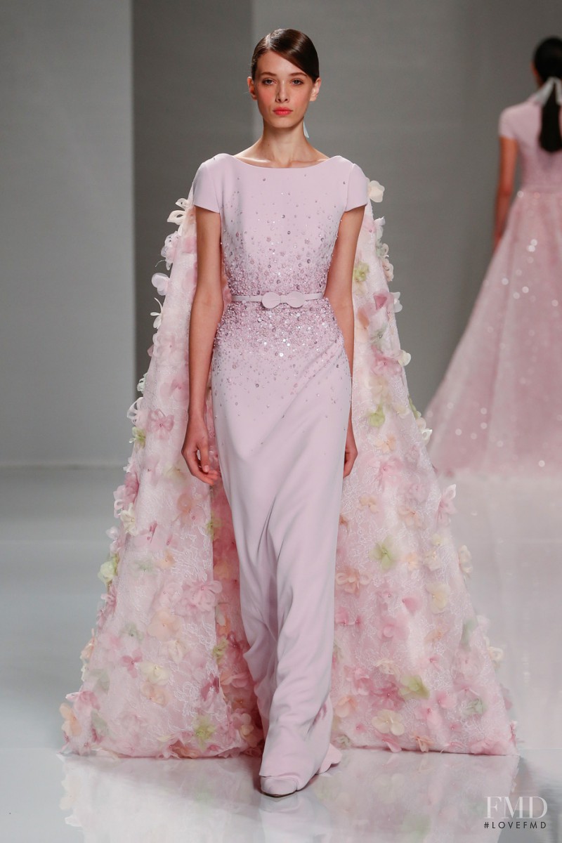 Jaque Cantelli featured in  the Georges Hobeika fashion show for Spring/Summer 2015