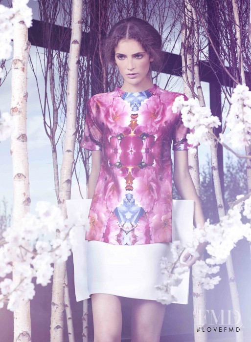 Lis Van Velthoven featured in  the Dorhout Mees lookbook for Spring/Summer 2014