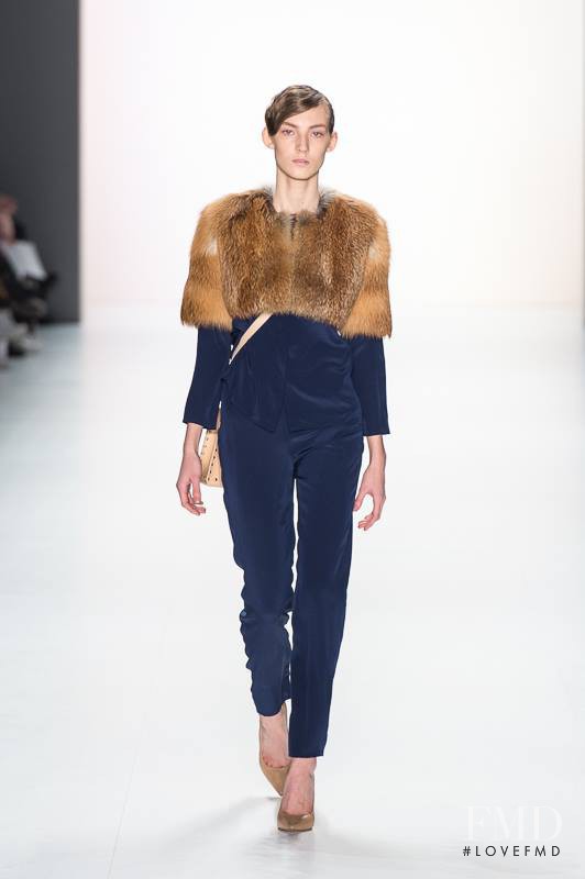 Lisa Helene Kramer featured in  the Marina Hoermanseder fashion show for Autumn/Winter 2015