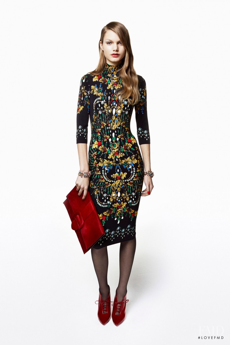 Annika Krijt featured in  the Blumarine fashion show for Pre-Fall 2015