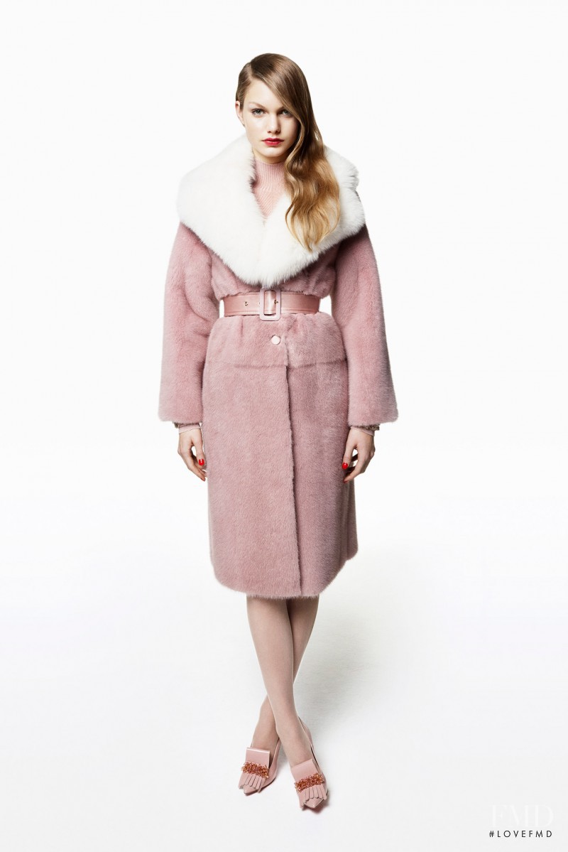 Annika Krijt featured in  the Blumarine fashion show for Pre-Fall 2015