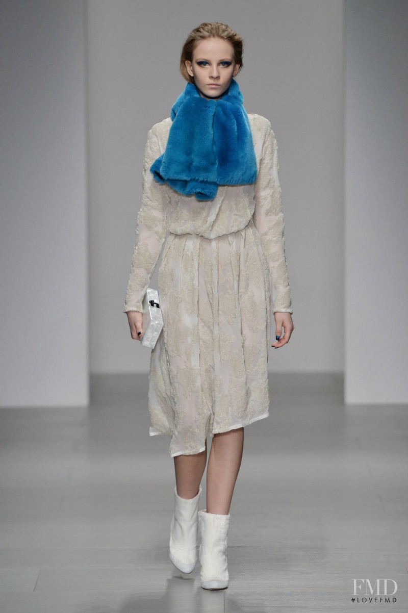 Kirstie Brittain featured in  the Osman by Osman Yousefzada fashion show for Autumn/Winter 2014