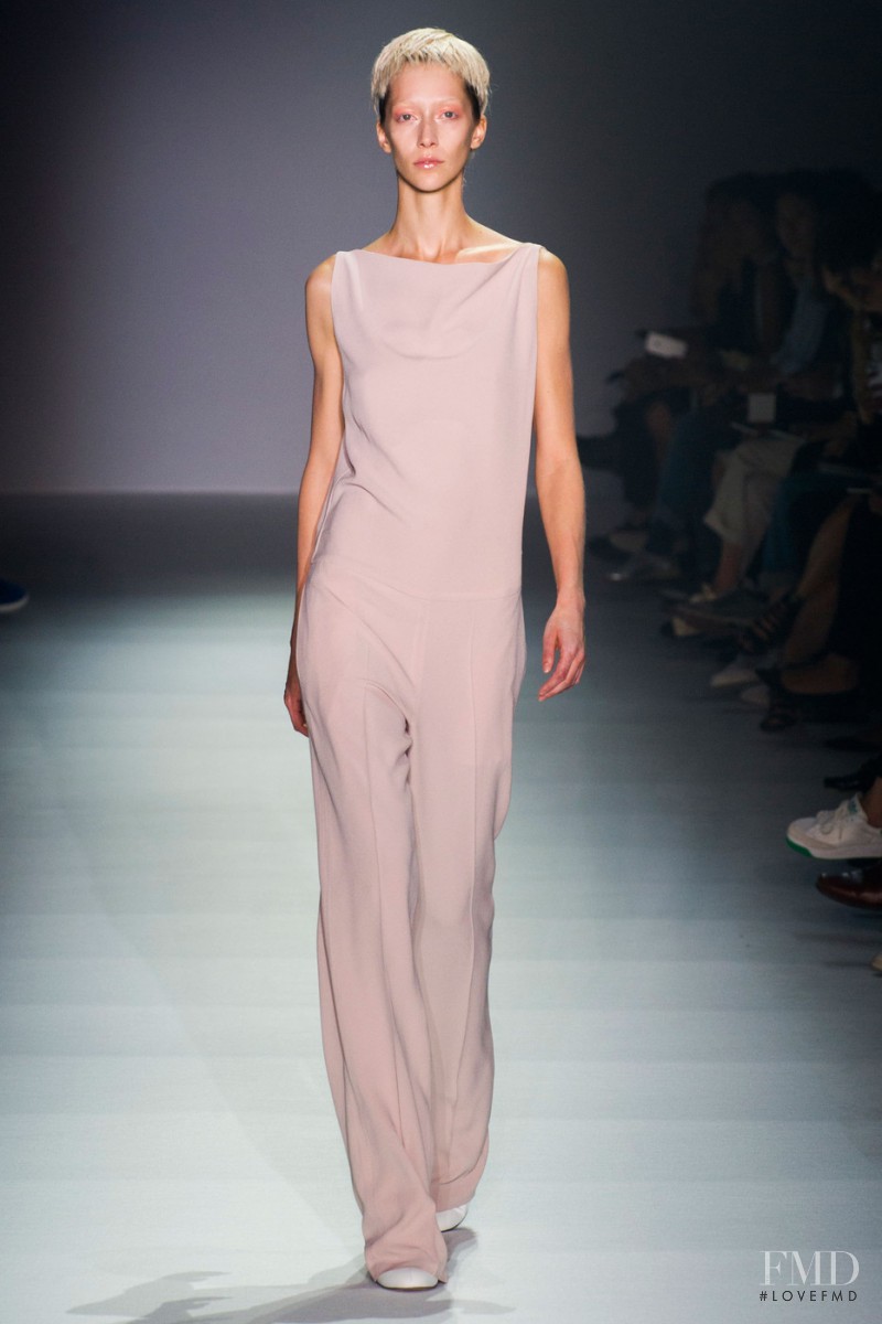 Alana Zimmer featured in  the Haider Ackermann fashion show for Spring/Summer 2015