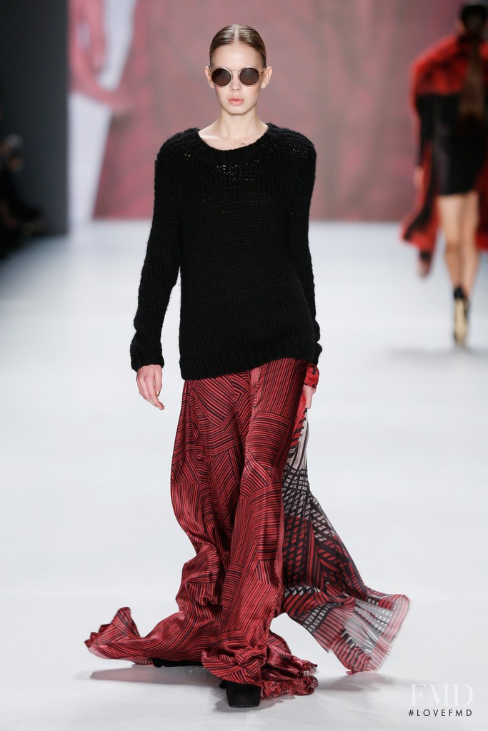 Lea Huppertz featured in  the Glaw fashion show for Autumn/Winter 2015