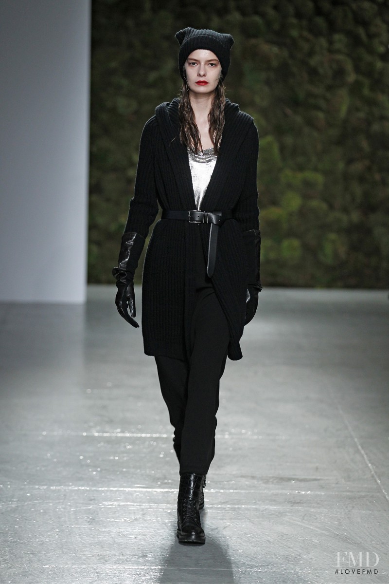 Dasha Denisenko featured in  the Max Mara fashion show for Pre-Fall 2015