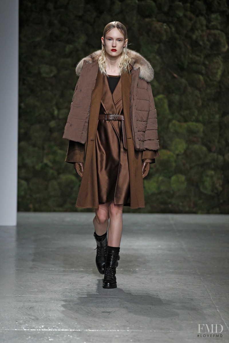 Harleth Kuusik featured in  the Max Mara fashion show for Pre-Fall 2015