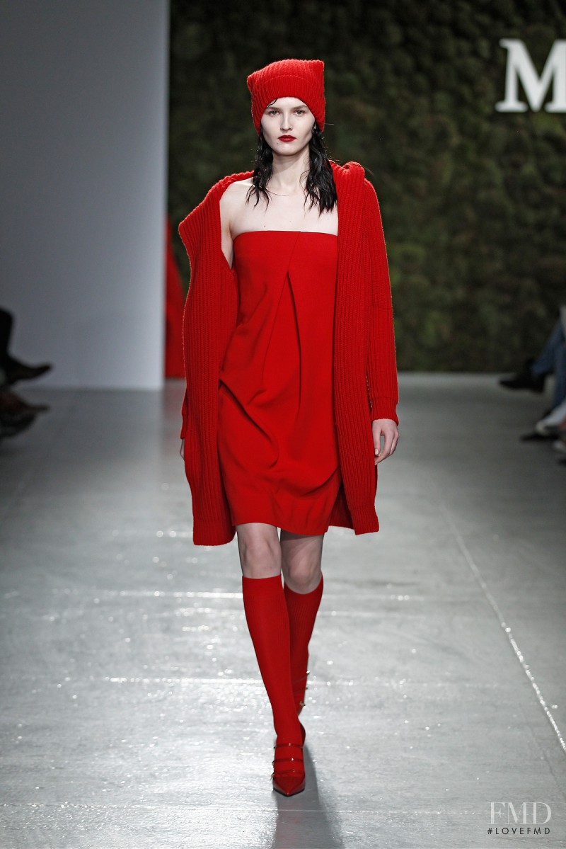 Katlin Aas featured in  the Max Mara fashion show for Pre-Fall 2015