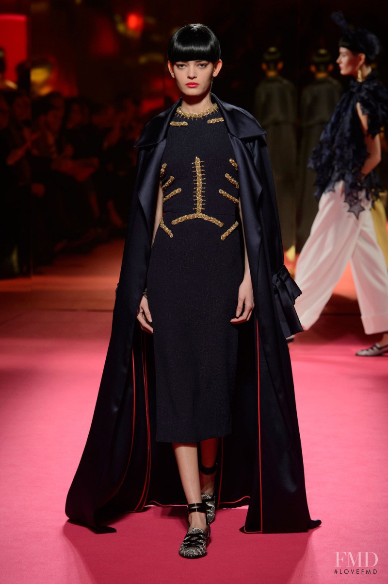 Wanessa Milhomem featured in  the Schiaparelli fashion show for Spring/Summer 2015