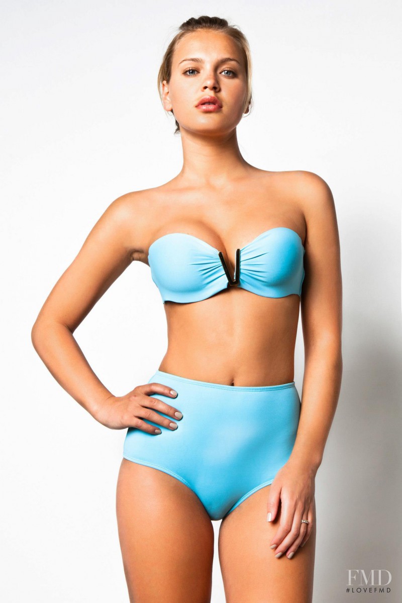 Elisandra Tomacheski featured in  the Ellis Beachwear catalogue for Spring/Summer 2013