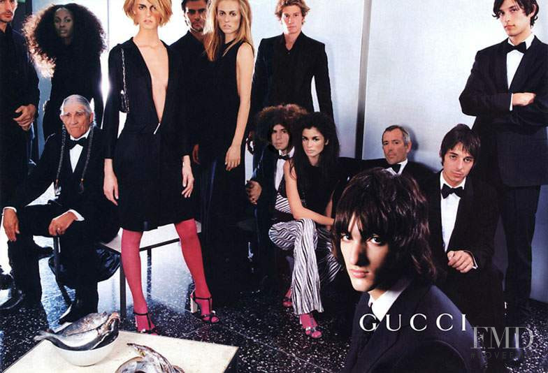 Caroline Ribeiro featured in  the Gucci advertisement for Spring/Summer 2000