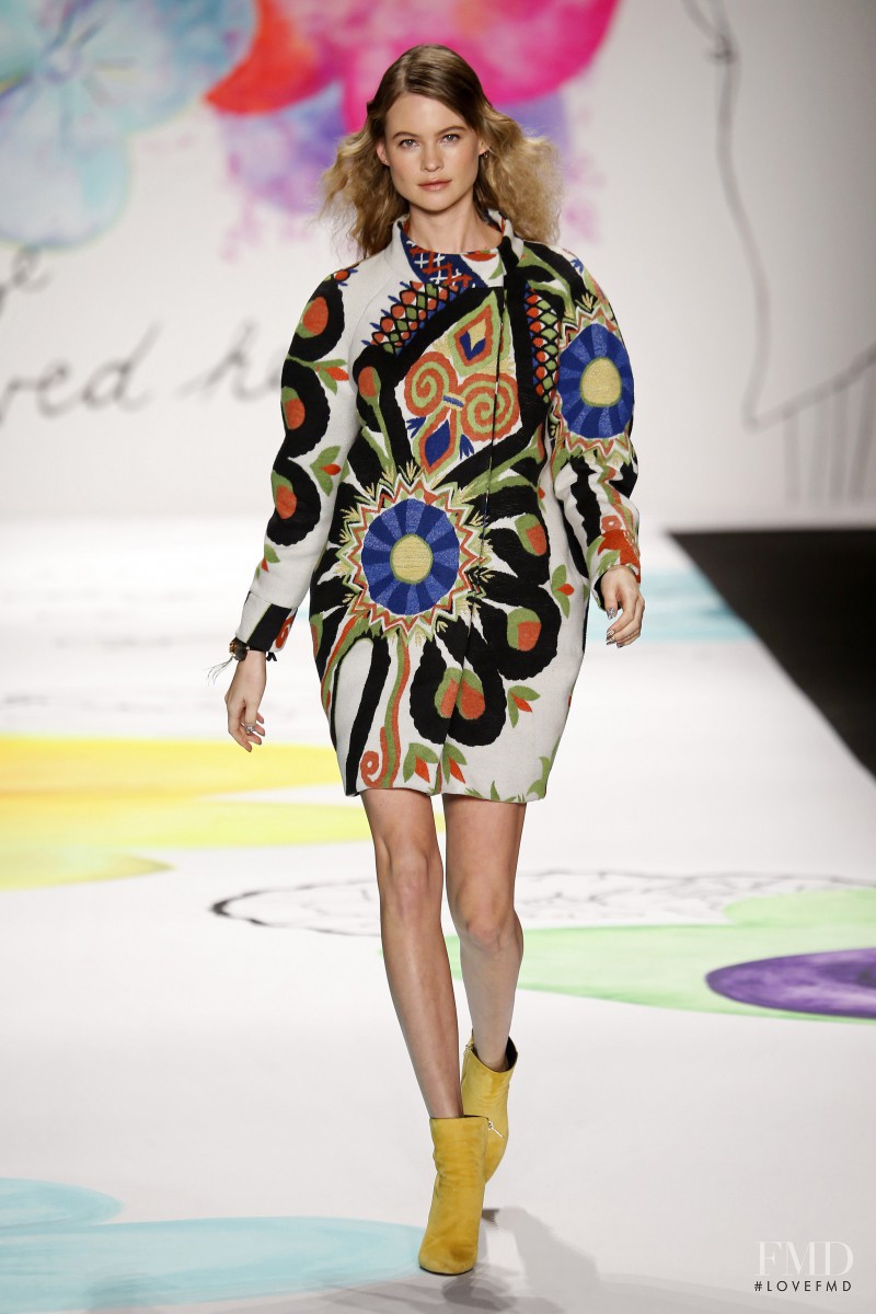 Behati Prinsloo featured in  the Desigual fashion show for Autumn/Winter 2015