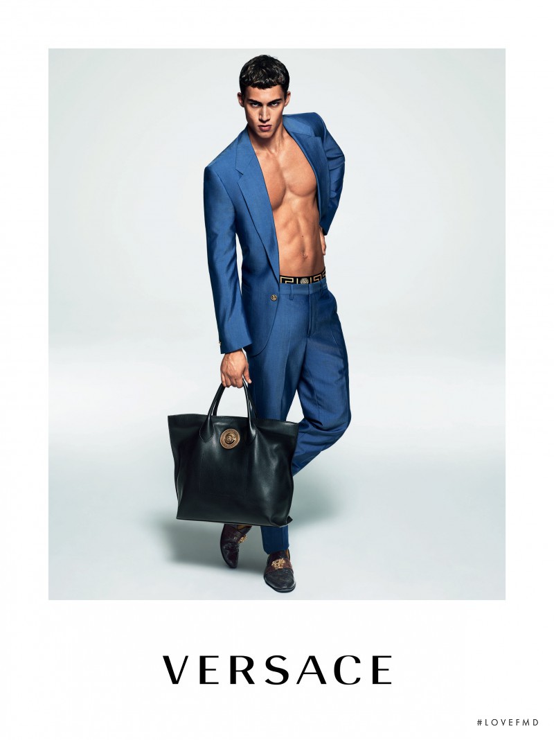Alessio Pozzi featured in  the Versace advertisement for Spring/Summer 2015