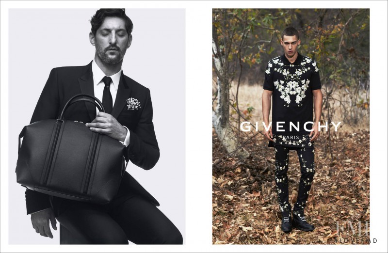 Alessio Pozzi featured in  the Givenchy advertisement for Spring/Summer 2015