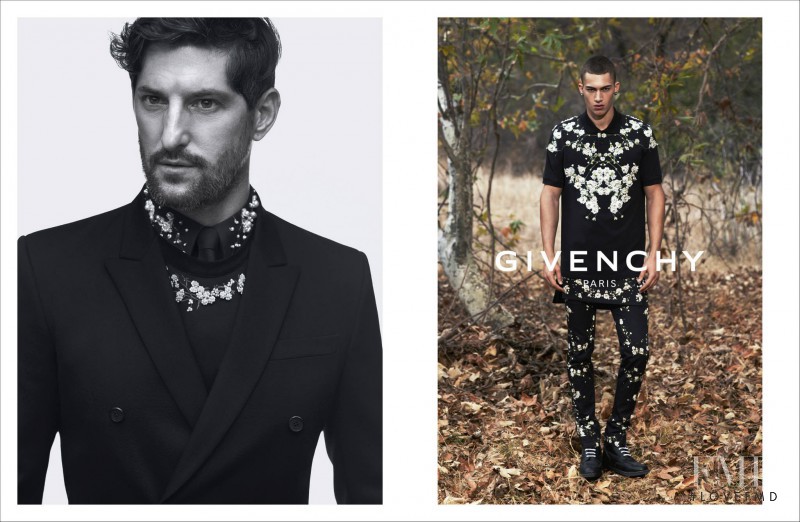 Alessio Pozzi featured in  the Givenchy advertisement for Spring/Summer 2015