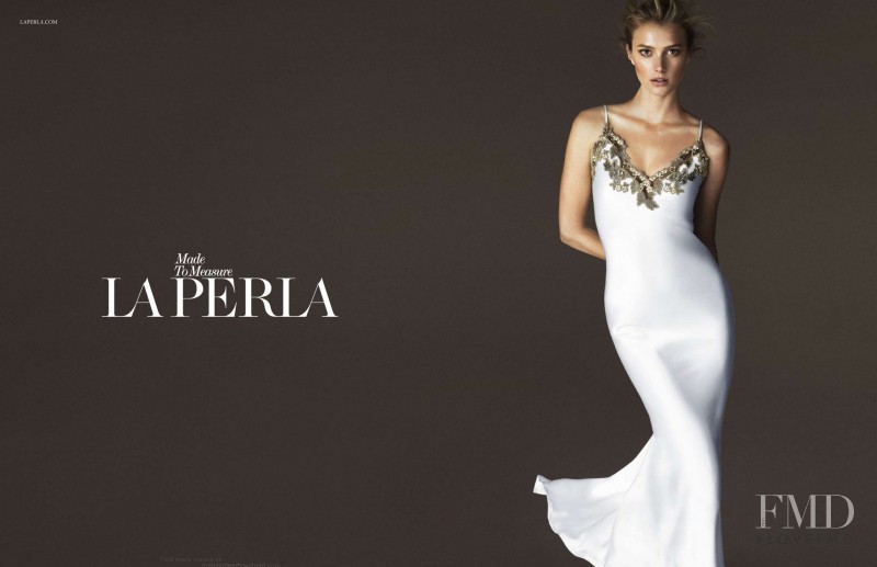 Sigrid Agren featured in  the La Perla advertisement for Spring/Summer 2015