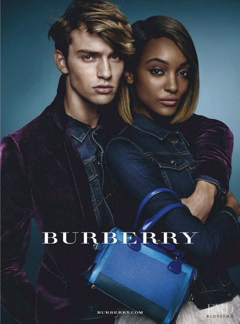 Jourdan Dunn featured in  the Burberry advertisement for Spring/Summer 2015