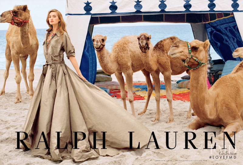 Sanne Vloet featured in  the Ralph Lauren Collection advertisement for Spring/Summer 2015