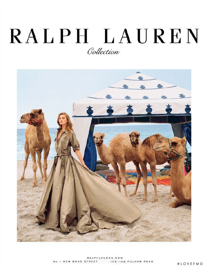 Sanne Vloet featured in  the Ralph Lauren Collection advertisement for Spring/Summer 2015