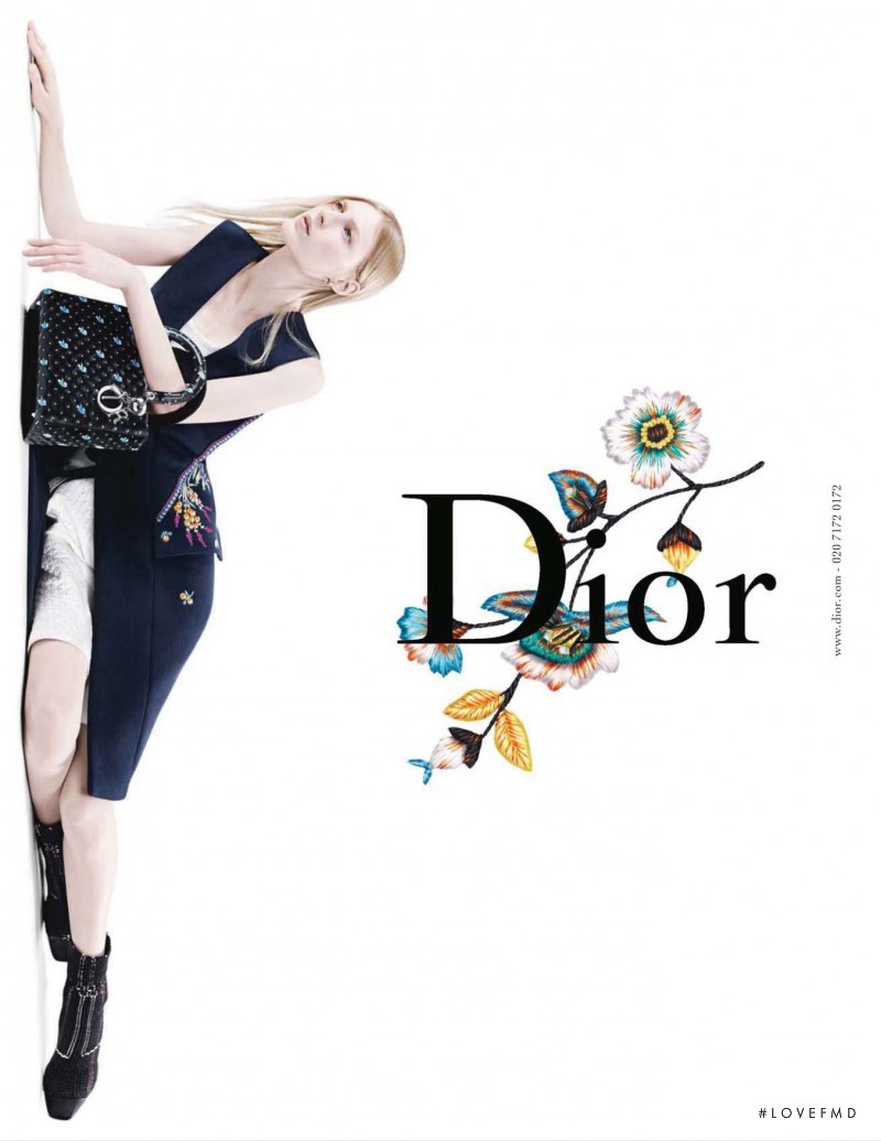 Julia Nobis featured in  the Christian Dior advertisement for Spring/Summer 2015