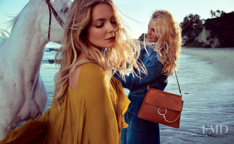 Caroline Trentini featured in  the Chloe advertisement for Spring/Summer 2015