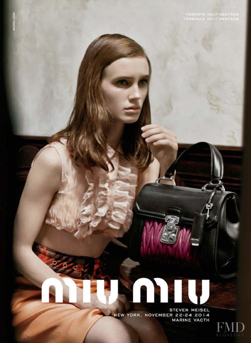 Miu Miu advertisement for Spring/Summer 2015