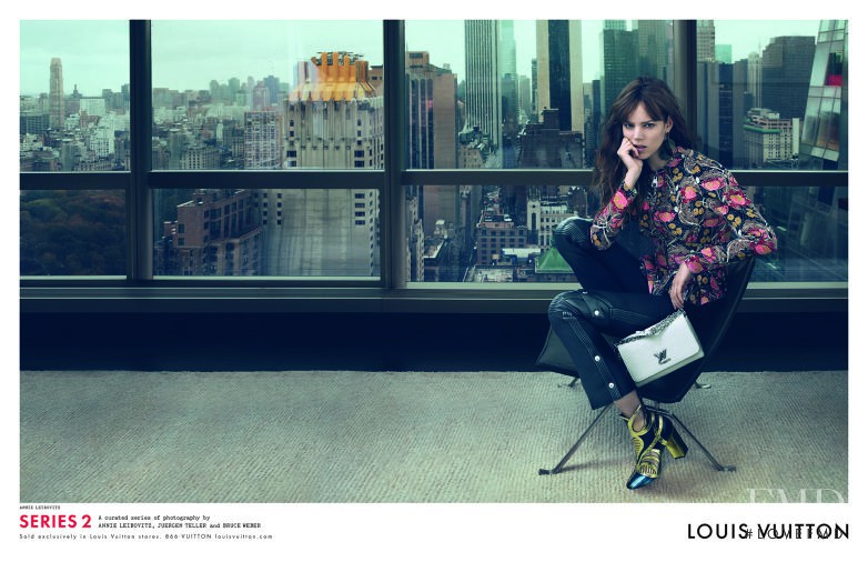 Freja Beha Erichsen featured in  the Louis Vuitton Serie 2 advertisement for Spring/Summer 2015