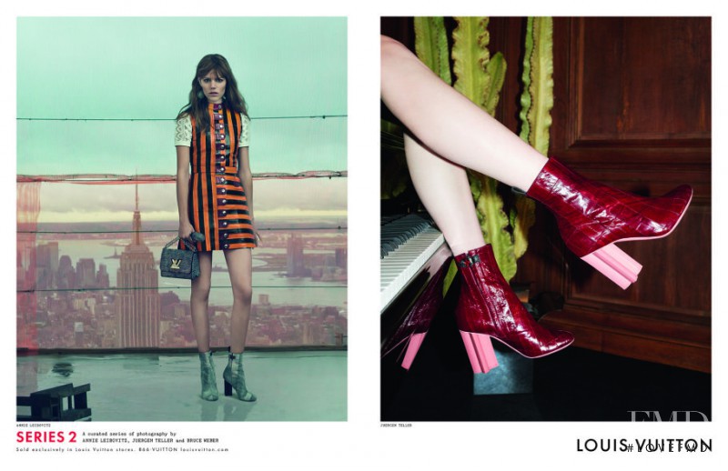 Freja Beha Erichsen featured in  the Louis Vuitton Serie 2 advertisement for Spring/Summer 2015