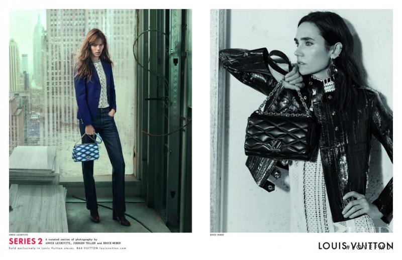 Freja Beha Erichsen featured in  the Louis Vuitton Serie 2 advertisement for Spring/Summer 2015