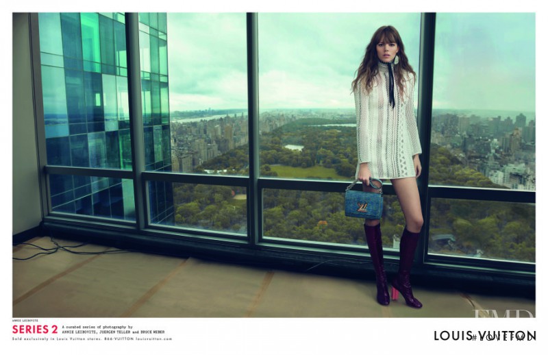 Freja Beha Erichsen featured in  the Louis Vuitton Serie 2 advertisement for Spring/Summer 2015