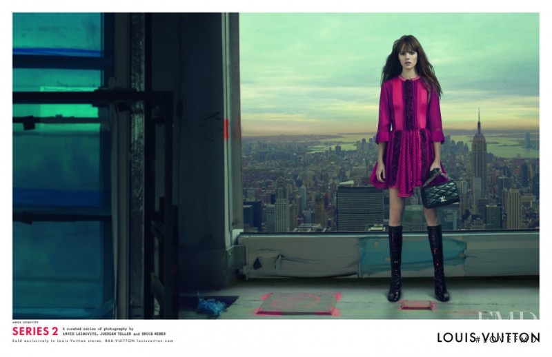 Freja Beha Erichsen featured in  the Louis Vuitton Serie 2 advertisement for Spring/Summer 2015