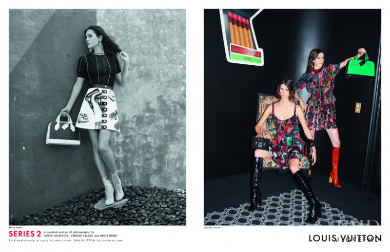 Daphne Simons featured in  the Louis Vuitton Serie 2 advertisement for Spring/Summer 2015