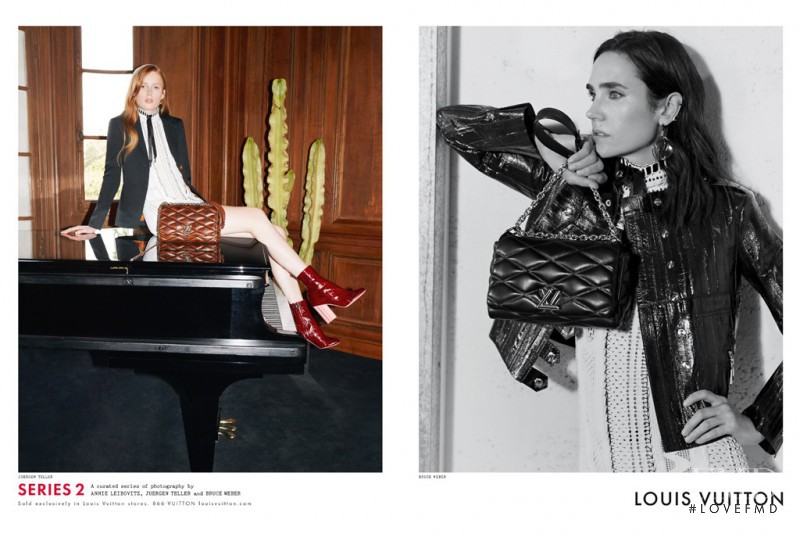 Rianne Van Rompaey featured in  the Louis Vuitton Serie 2 advertisement for Spring/Summer 2015