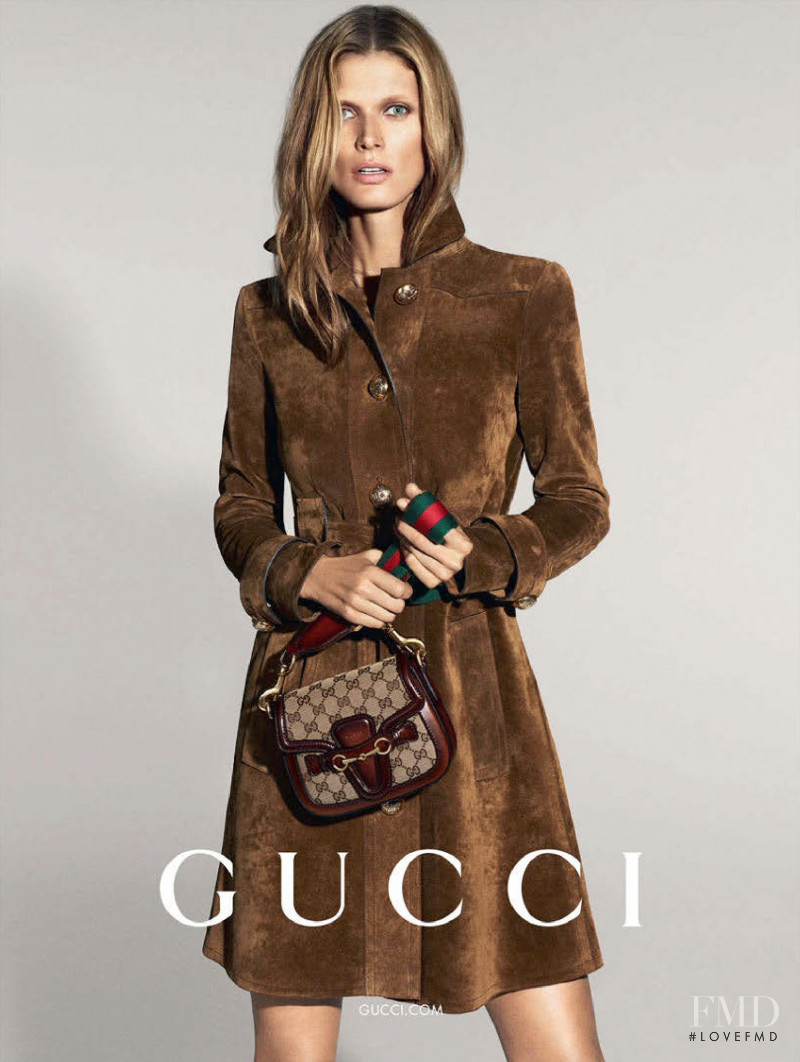 Malgosia Bela featured in  the Gucci advertisement for Spring/Summer 2015