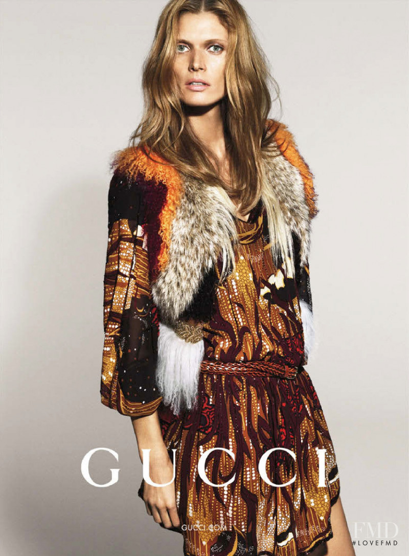 Malgosia Bela featured in  the Gucci advertisement for Spring/Summer 2015