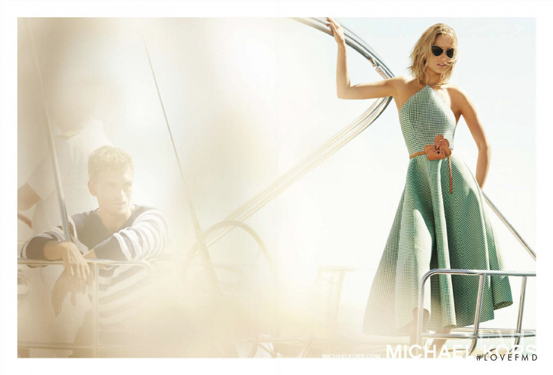 Benjamin Eidem featured in  the Michael Kors Collection advertisement for Spring/Summer 2015