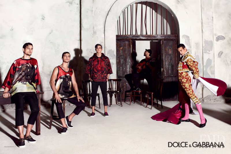 Misa Patinszki featured in  the Dolce & Gabbana advertisement for Spring/Summer 2015