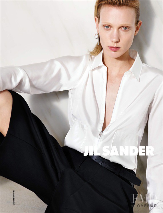 Annely Bouma featured in  the Jil Sander advertisement for Spring/Summer 2015