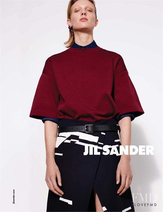 Annely Bouma featured in  the Jil Sander advertisement for Spring/Summer 2015