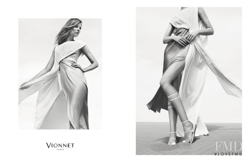 Suvi Koponen featured in  the Vionnet advertisement for Spring/Summer 2015