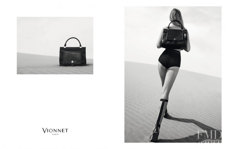Suvi Koponen featured in  the Vionnet advertisement for Spring/Summer 2015