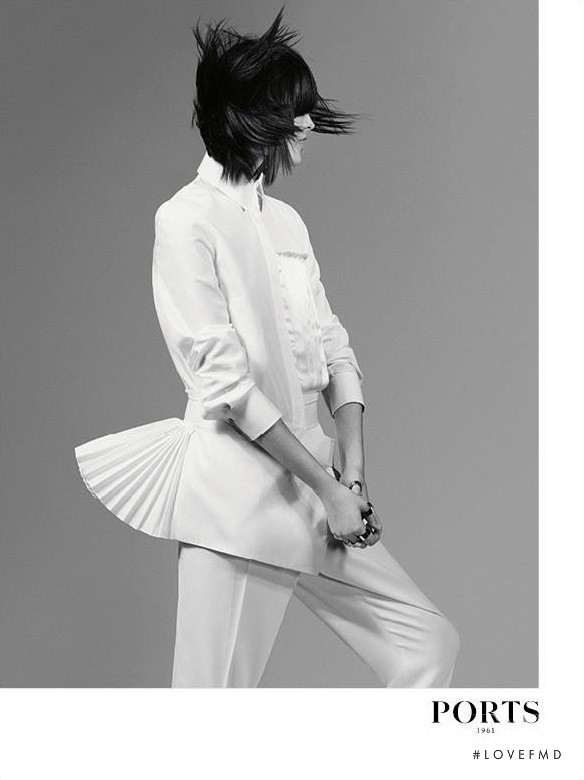 Sam Rollinson featured in  the Ports 1961 advertisement for Spring/Summer 2015