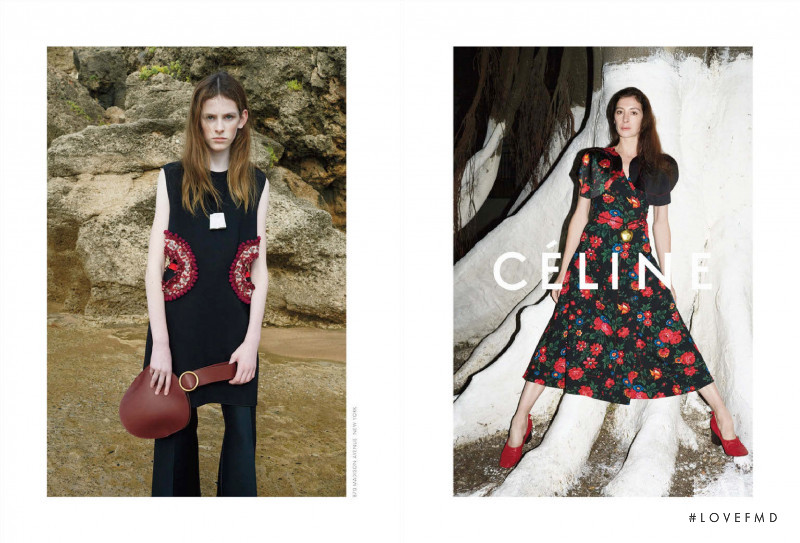 Freya Lawrence featured in  the Celine advertisement for Spring/Summer 2015