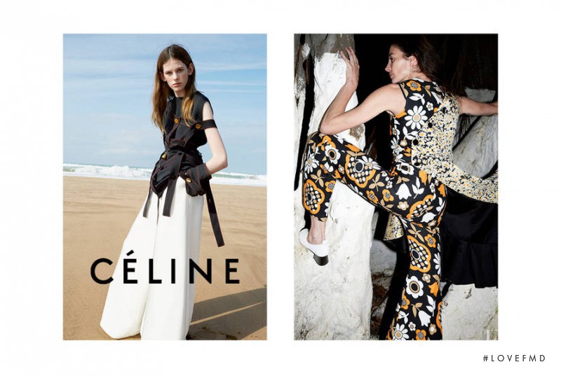 Freya Lawrence featured in  the Celine advertisement for Spring/Summer 2015